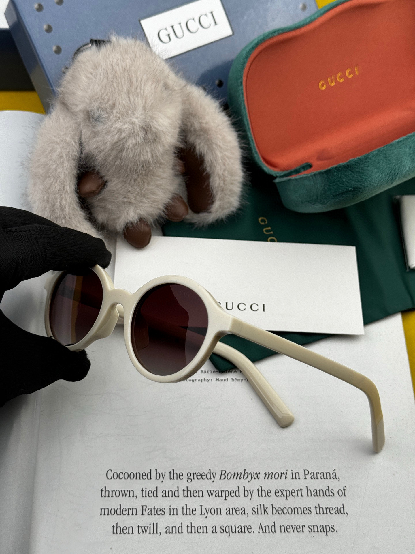 🔺 【GUCCI-偏光太阳镜】2025开春新款 潮流爆款 时尚圆框偏光太阳镜 高品质 佩戴舒适 网红潮