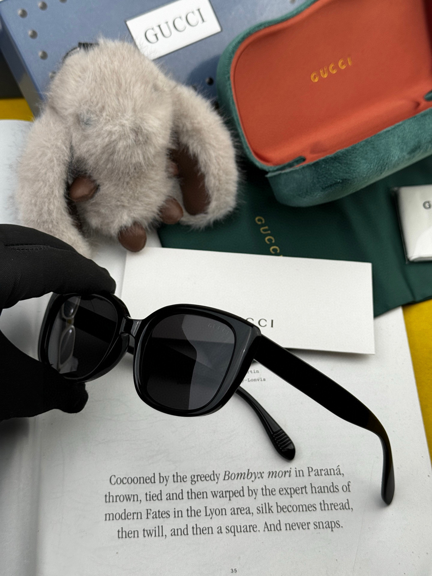  🔺 【GUCCI-偏光太阳镜】2025开春新款 潮流爆款 时尚小框偏光太阳镜 高品质 佩戴舒适 网红潮