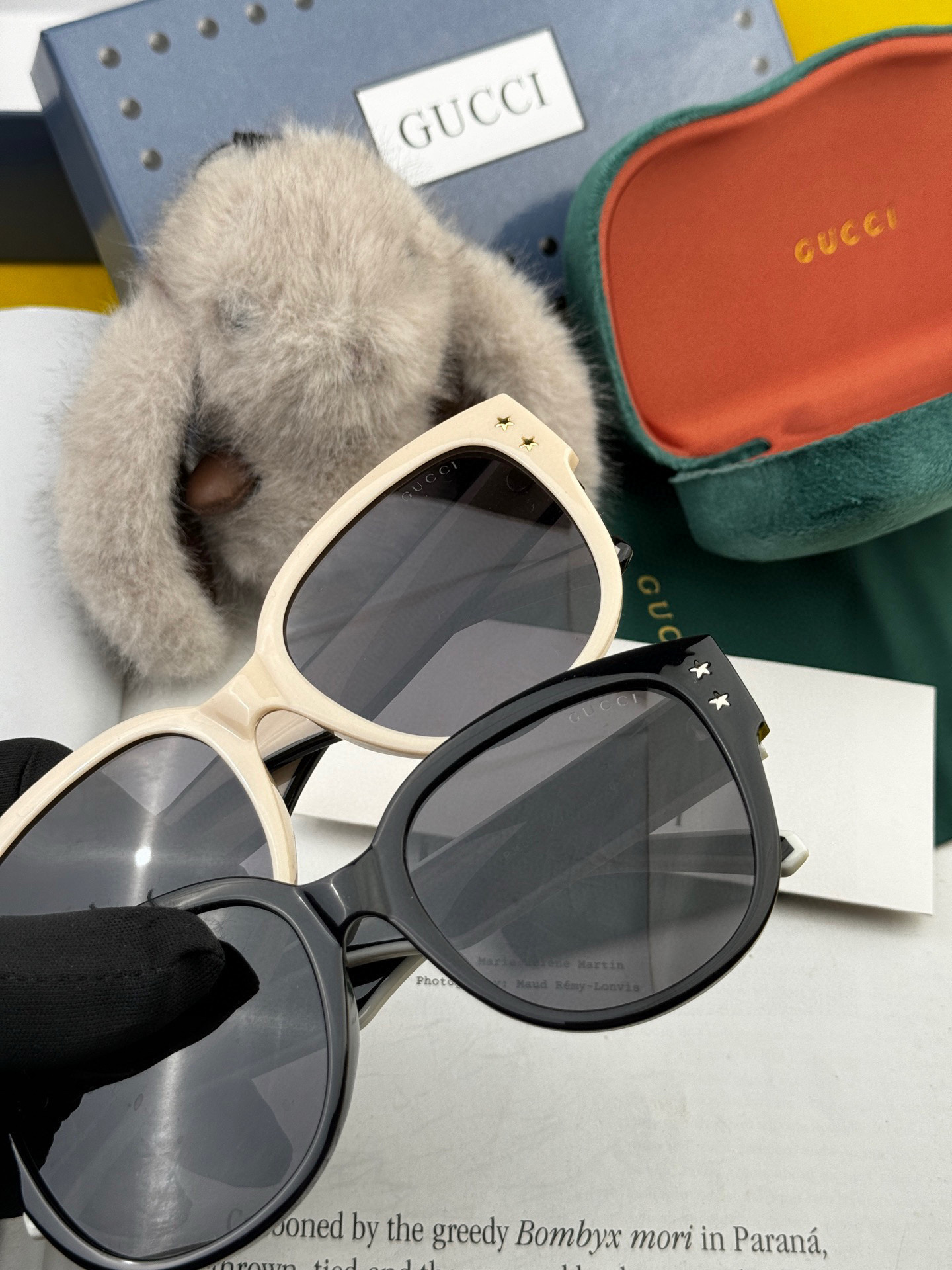  🔺 【GUCCI-偏光太阳镜】2025开春新款 潮流爆款 时尚圆框偏光太阳镜 高品质 佩戴舒适 网红潮
