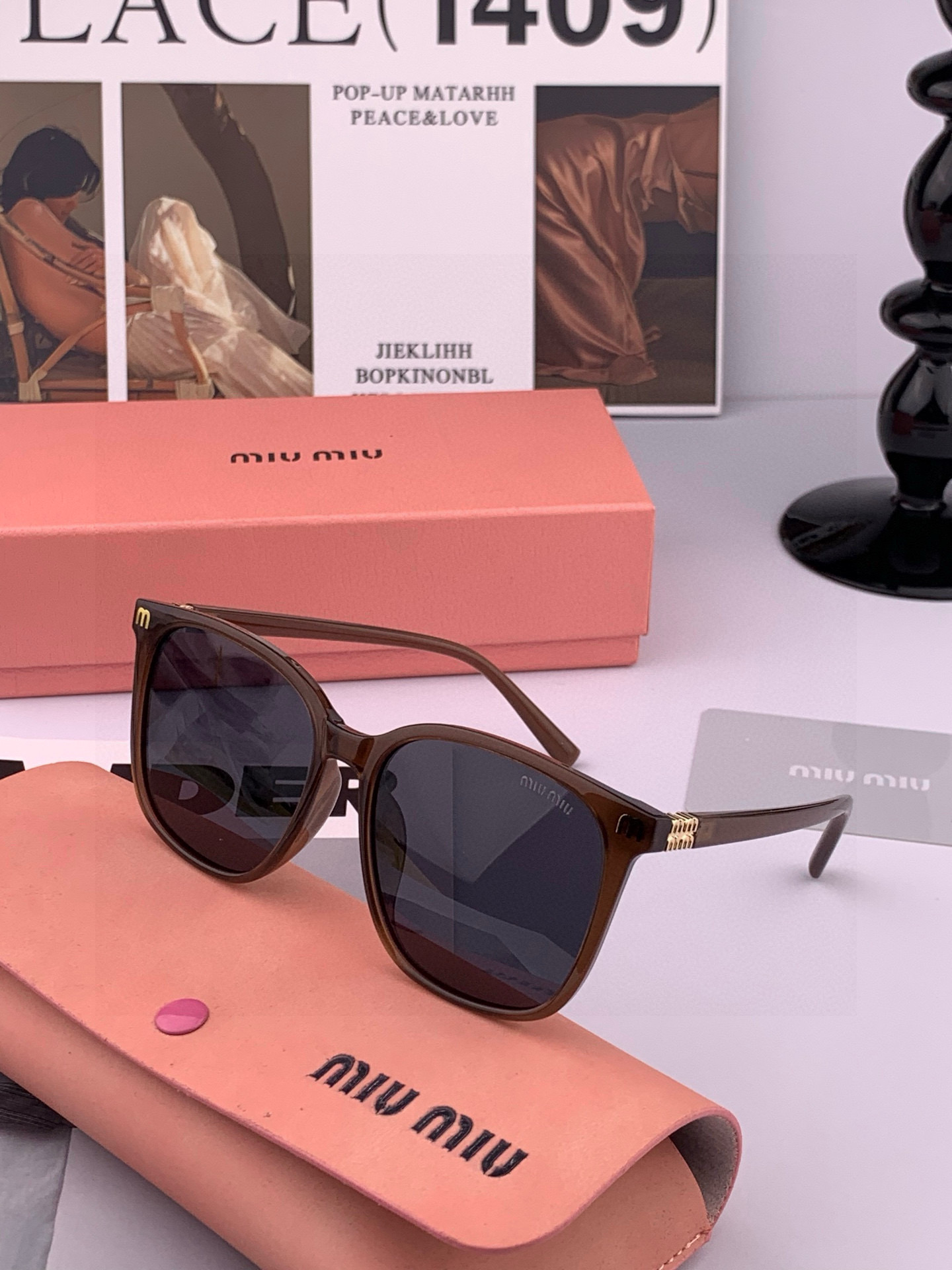   MIUMIU/缪缪🖇🖇2025🌟闪耀新款璀璨登台 ❤❤太阳镜潮品 精致个性设计简约时尚 专柜品质值得