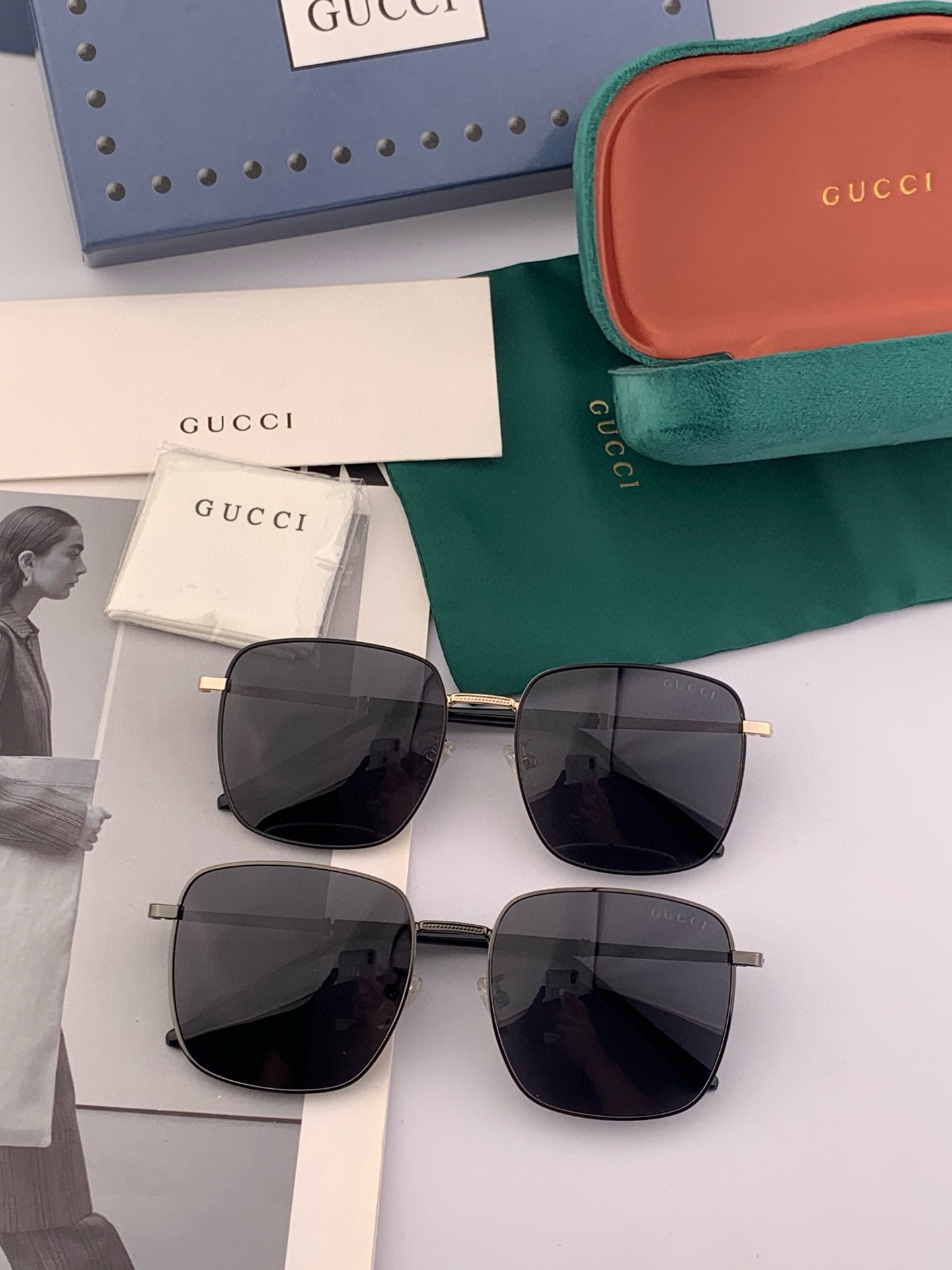   GUCCI 官网同步。  高品质男女款墨镜   👍 进口宝丽来偏光镜片  。蛤蟆镜 开车钓鱼都可 。