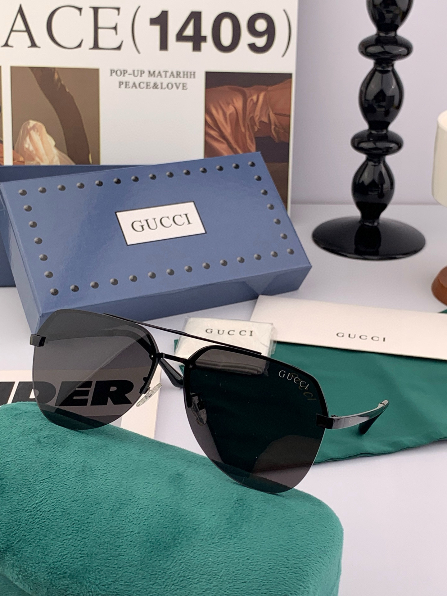  GUCCI 官网同步。  高品质男女款墨镜   👍 进口宝丽来偏光镜片  。蛤蟆镜 开车钓鱼都可 。型