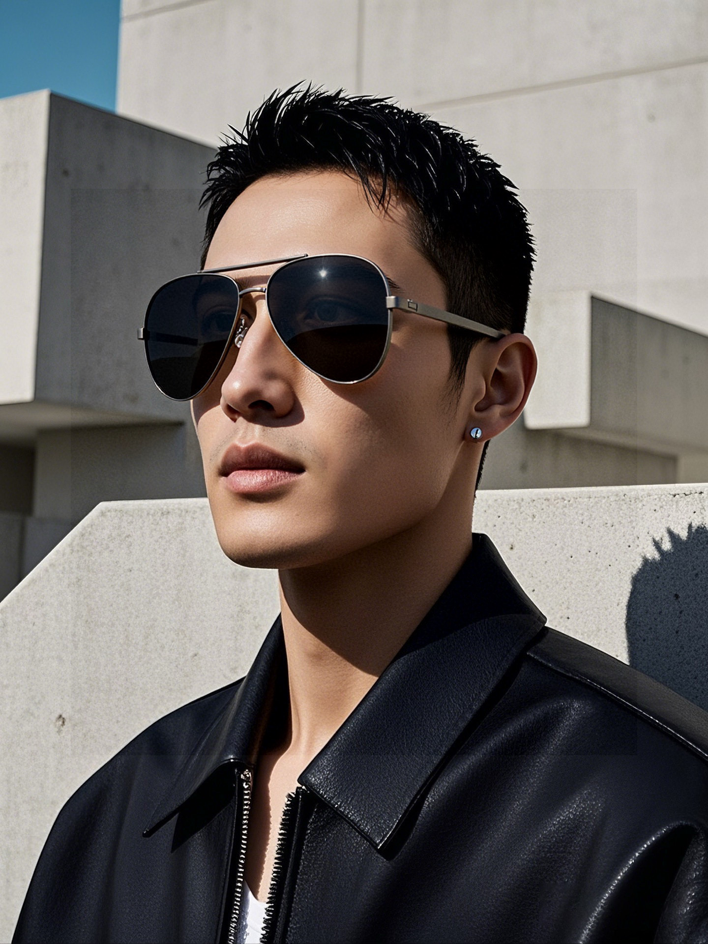   【阿玛尼】2025新款超百搭金属尼龙太阳镜、造型轮廓超大镜框完美修饰脸型，时尚超级百搭 ！型号：A2