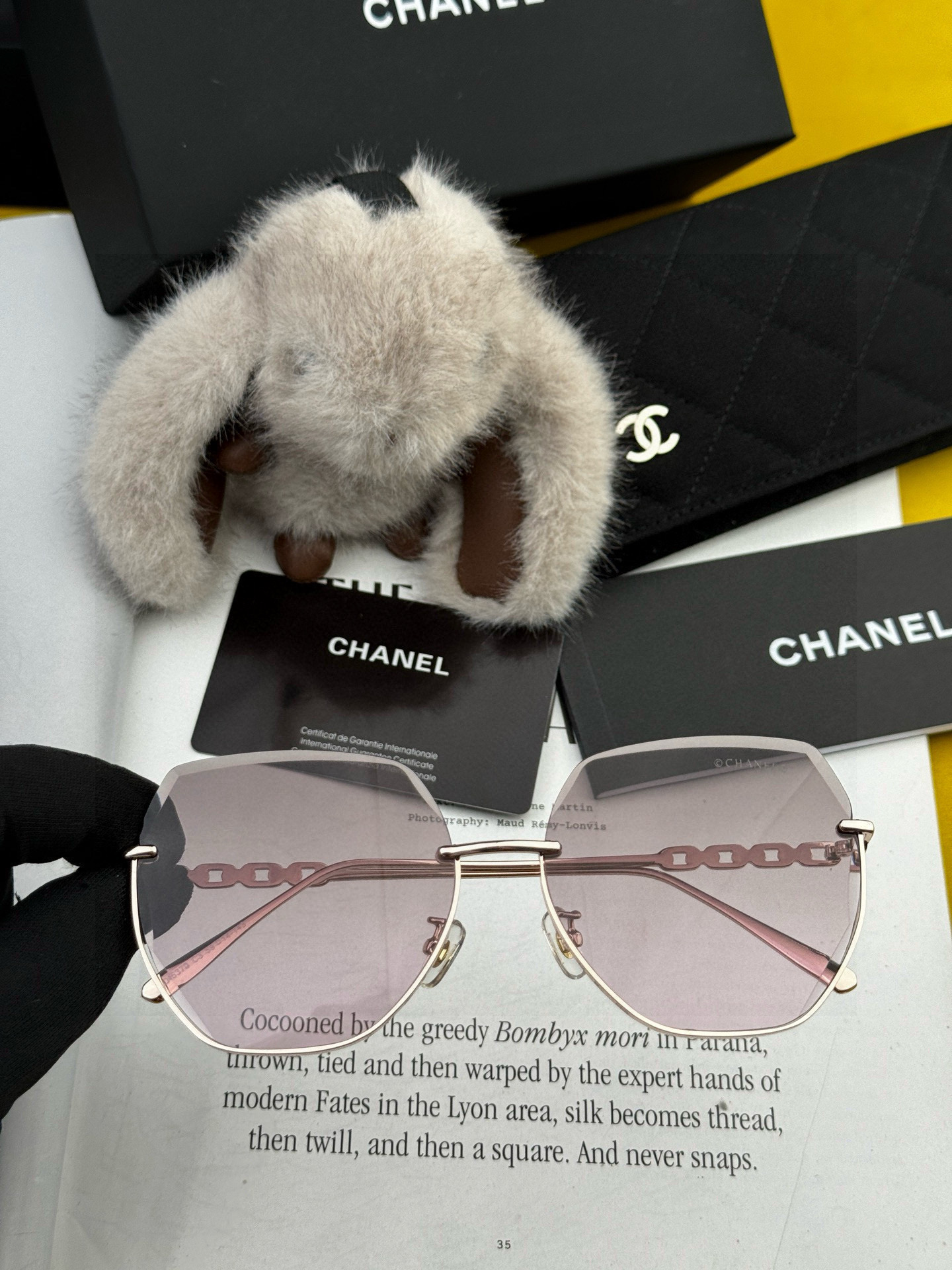 🔺 【香奈儿-尼龙偏光太阳镜】2025开春新款 潮流爆款 时尚多边形偏光太阳镜 高品质 佩戴舒适 网红潮