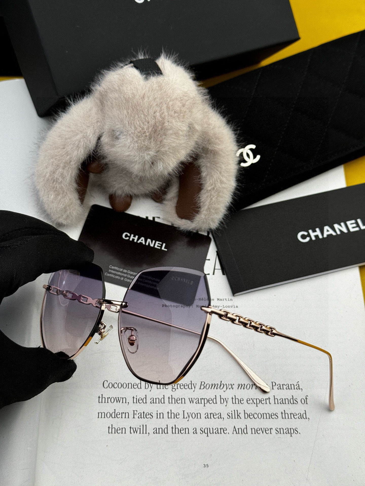 🔺 【香奈儿-尼龙偏光太阳镜】2025开春新款 潮流爆款 时尚多边形偏光太阳镜 高品质 佩戴舒适 网红潮