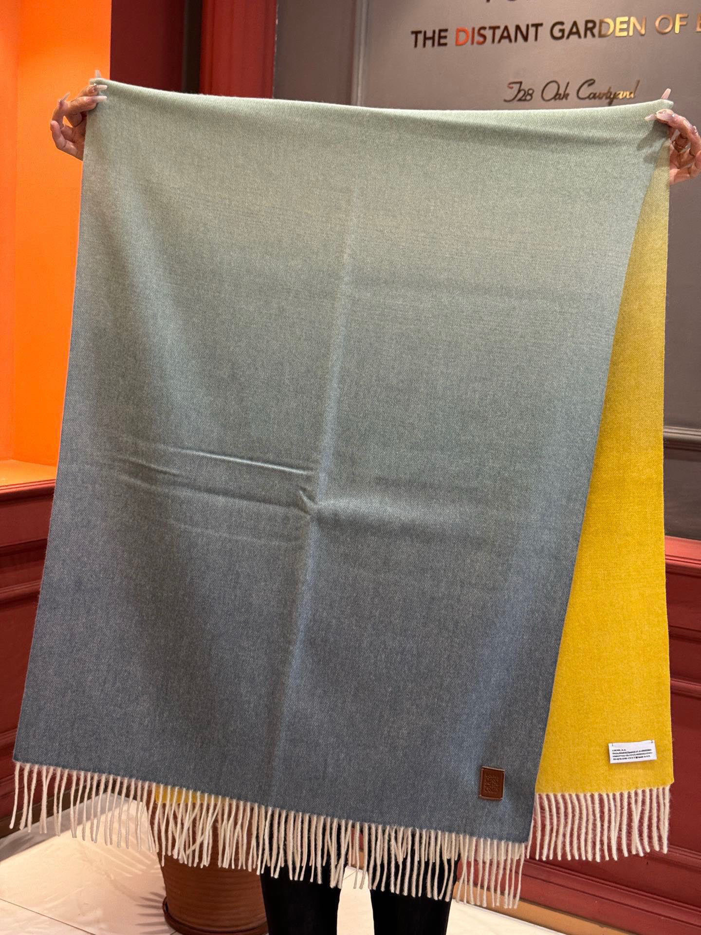  ✨✨太美了😍罗意威 美到要尖叫😱专柜最新款🎊英伦欧美范儿「多色渐变」又是一款即时尚又实用的大围巾&长巾