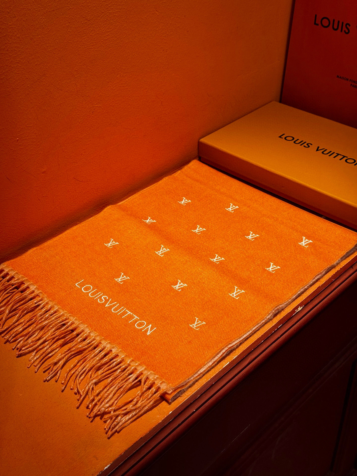   【LV】官网新款 情侣款 巴黎时装展双面羊绒围巾！采用蒙古高原细羊绒！手感满满地都是细腻的绒毛！这个