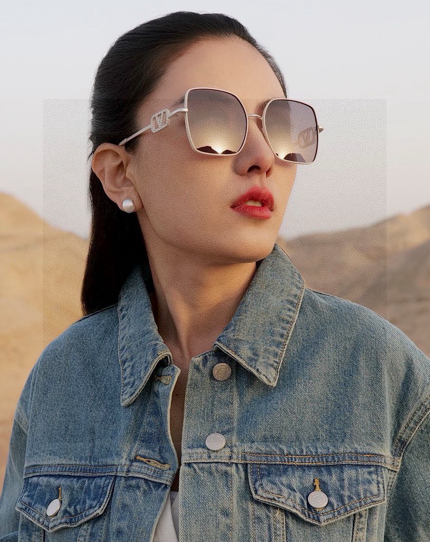  【偏光系列】lv大框太阳镜墨镜经典的方框设计，不挑脸型，无论搭配大衣还是连衣裙都非常显气质偏光镜片预防