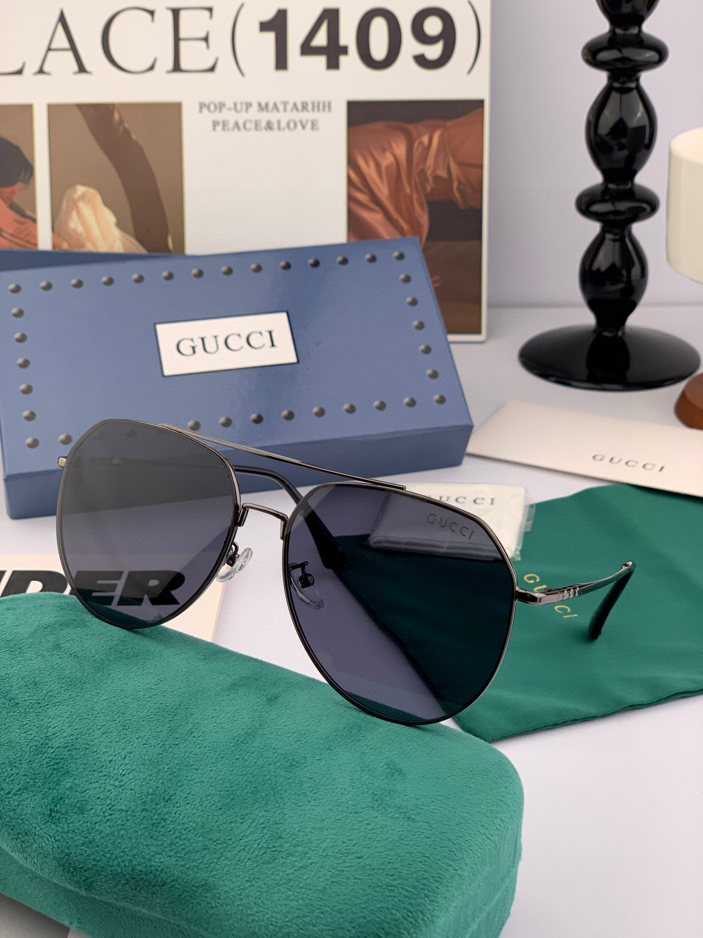 连体镜GUCCI2025开春新款一体镜 大框太阳镜男女同款 😎 爆款大框尼龙太阳镜 超逼格超酷 镜腿品牌