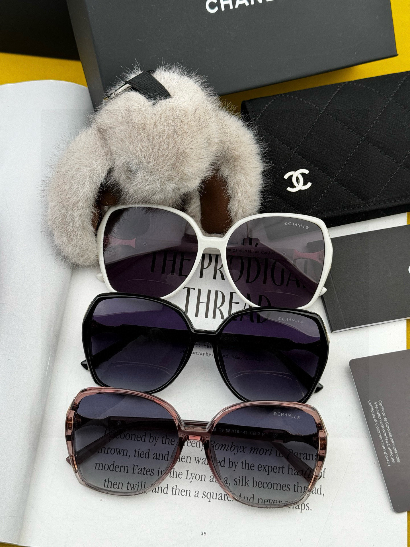 【CHANEL】香奈儿 2025新款潮流爆款 时尚方框太阳镜 佩戴舒适 网红潮款墨镜 女士高清加厚偏光太
