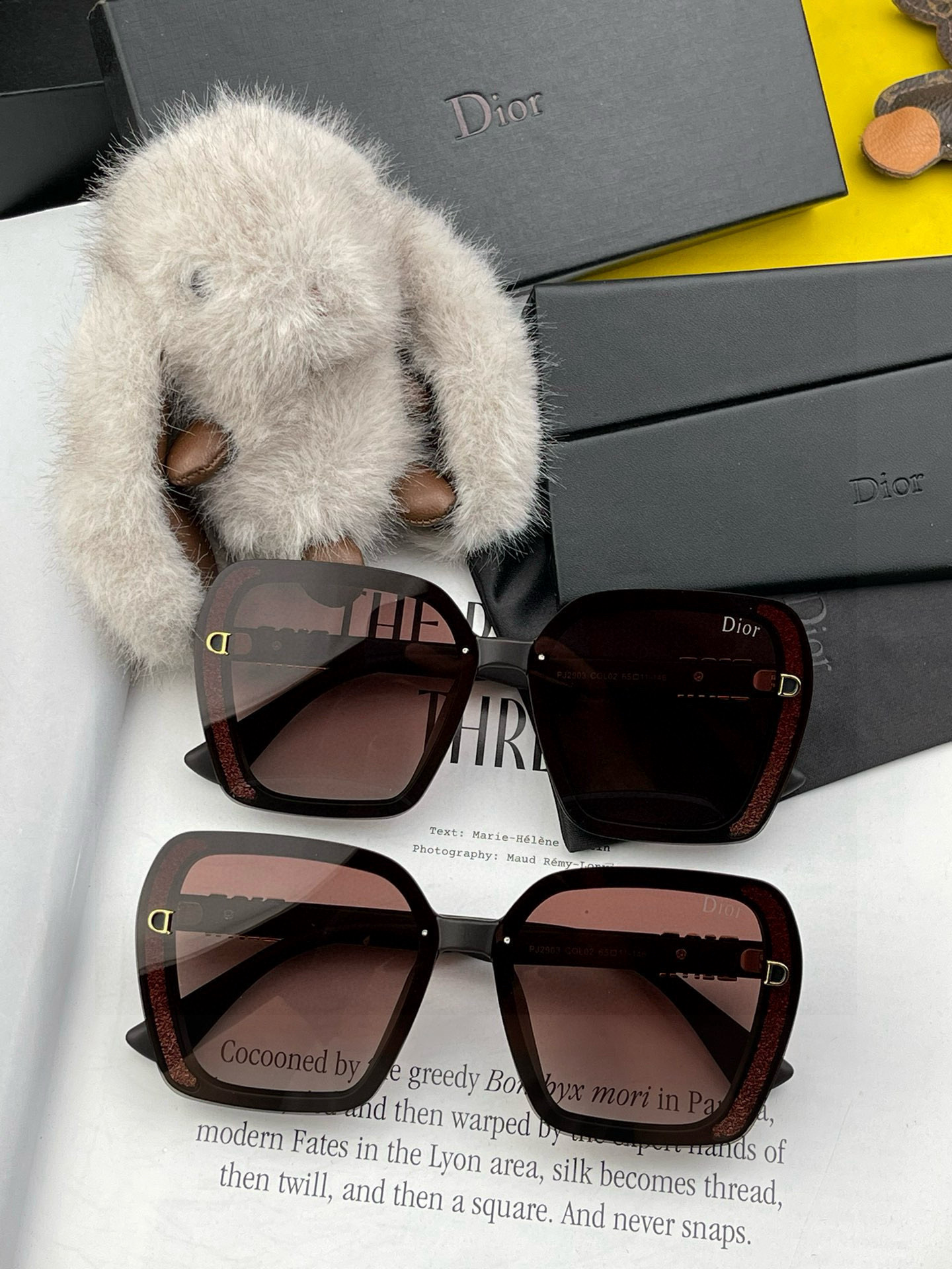 🔺 【DIOR-迪奥】2025开春新款 潮流爆款 时尚方框偏光太阳镜 高品质 佩戴舒适 网红潮款墨镜 女