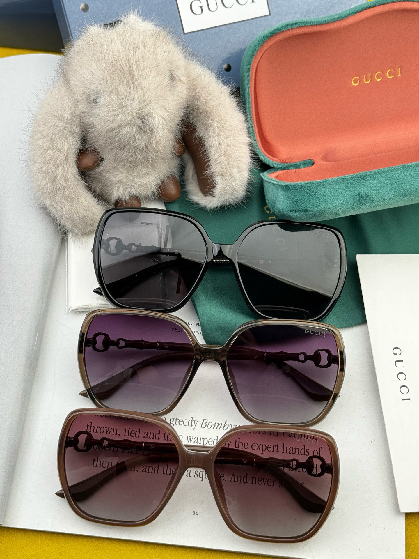 🔺Gucci🔻 古奇2025年新款太阳镜 精致优雅竹节设计 佩戴舒适值得推荐🔝🔝型号：G3612