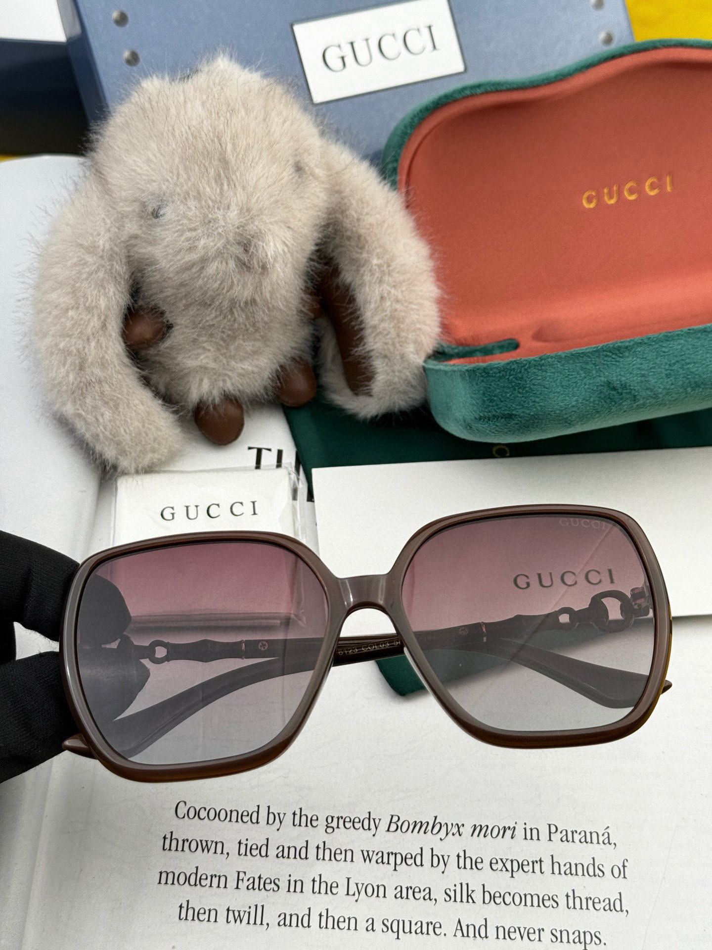 🔺Gucci🔻 古奇2025年新款太阳镜 精致优雅竹节设计 佩戴舒适值得推荐🔝🔝型号：G3612