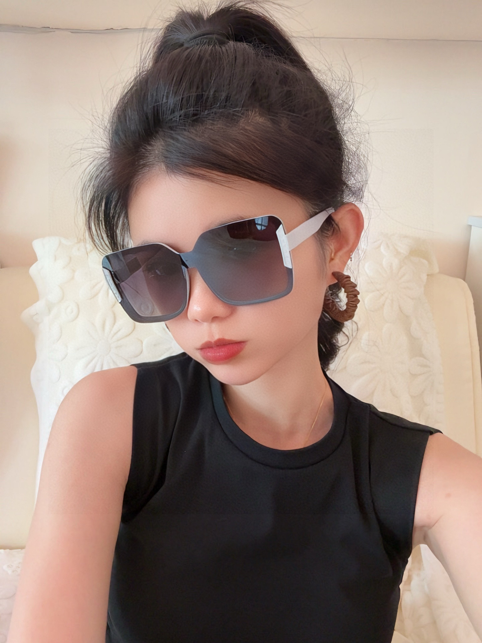 【TR偏光系列】Chanel大框太阳镜墨镜 经典的方框设计，不挑脸型，无论搭配大衣还是连衣裙都非常显气质