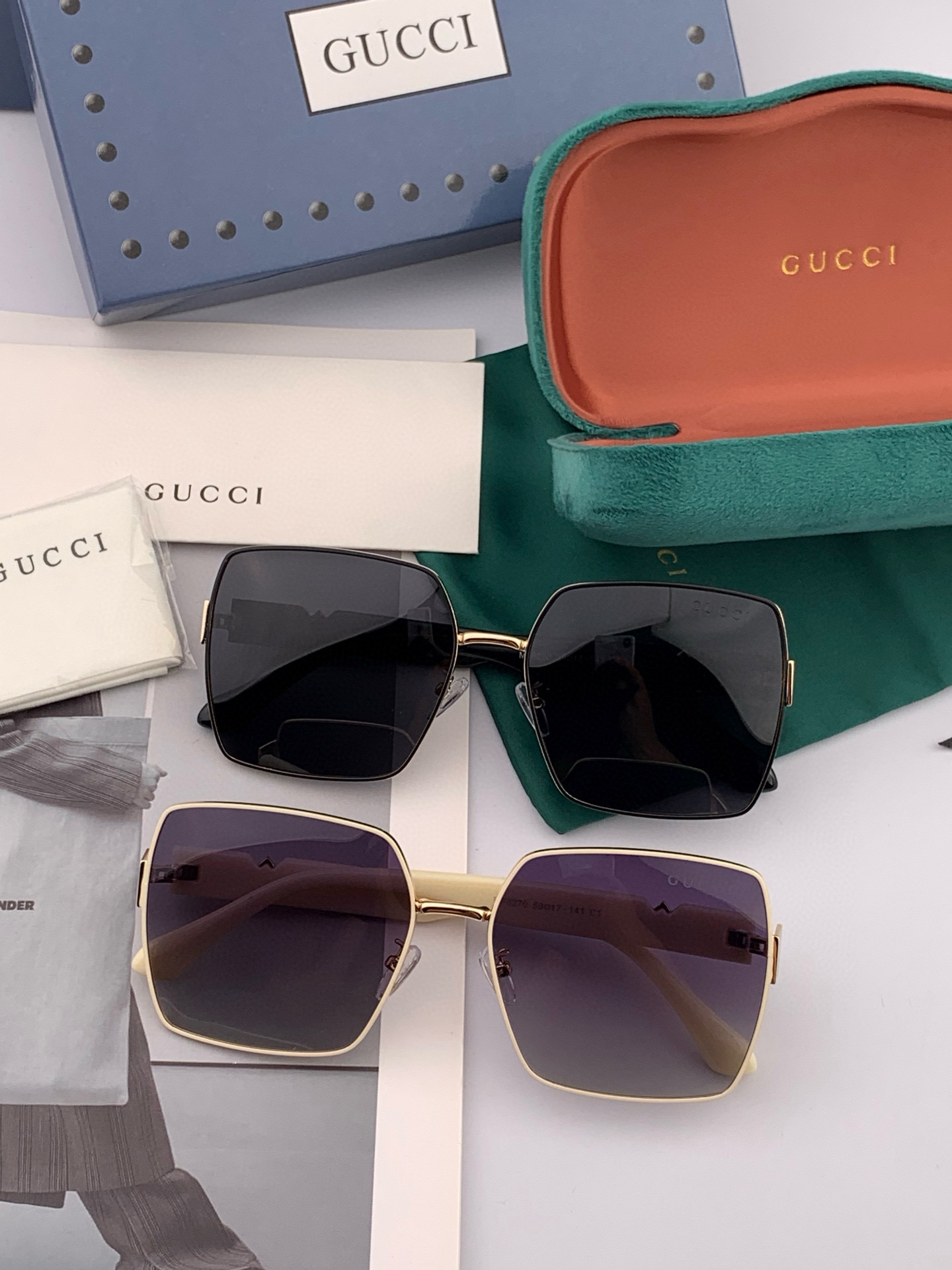 【TR偏光系列】Gucci 经典的大框设计，情侣款不挑脸型，无论搭配大衣还是连衣裙都非常显气质偏光镜片预