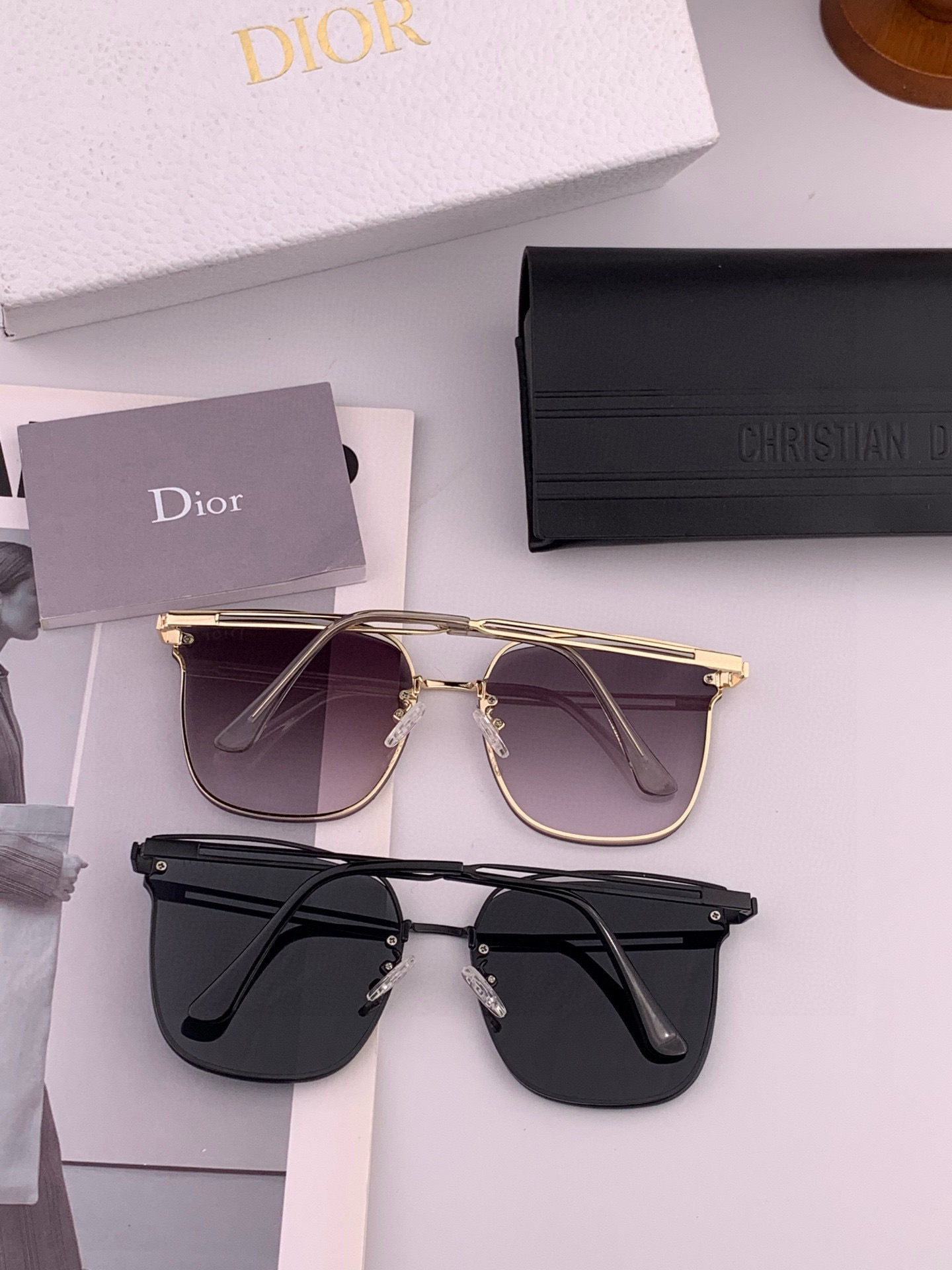 【TR偏光系列】DIOR 经典的方框设计，不挑脸型，无论搭配大衣还是连衣裙都非常显气质尼龙偏光镜片预防紫