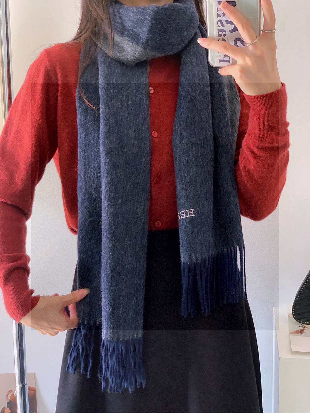 ✨✨太美了😍 爱马仕 情侣款 美到要尖叫😱专柜最新款🎊英伦欧美范儿 又是一款即时尚又实用的大围巾&长巾，