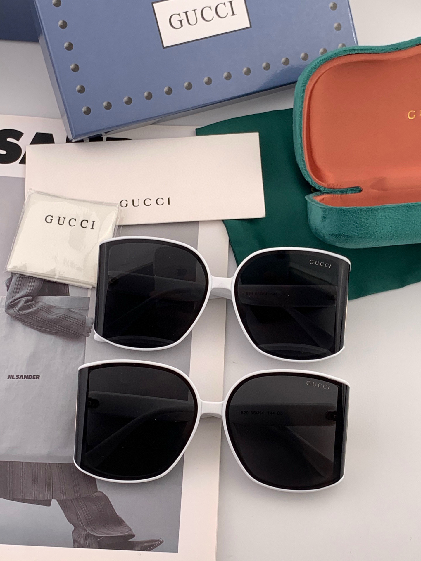 🔺 【GUCCI-偏光太阳镜】2025开春新款 潮流爆款 时尚圆框偏光太阳镜 高品质 佩戴舒适 网红潮款