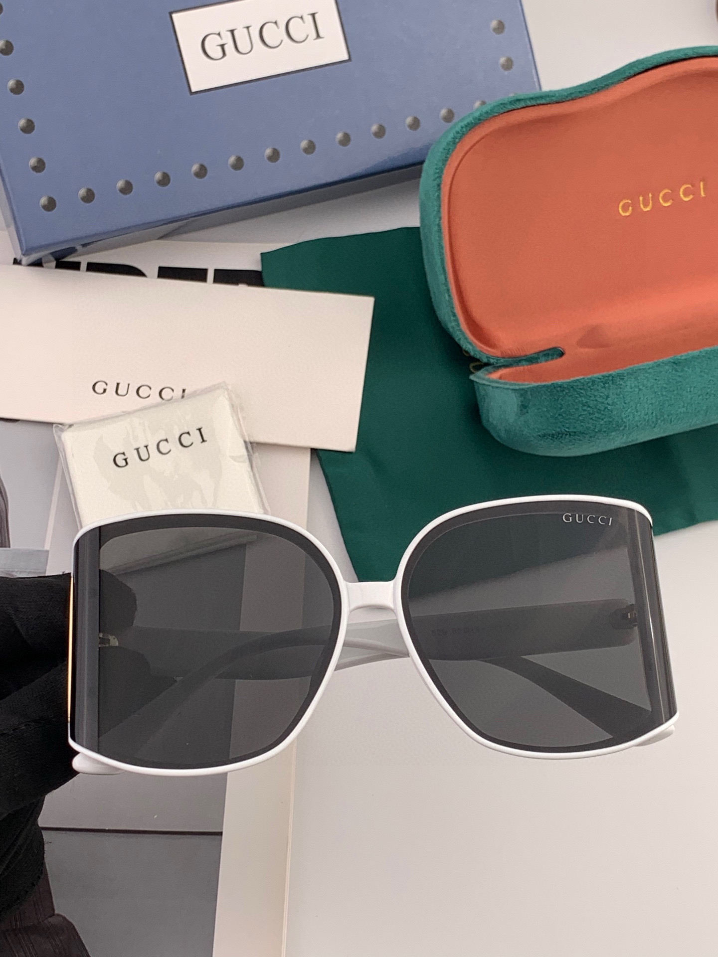 🔺 【GUCCI-偏光太阳镜】2025开春新款 潮流爆款 时尚圆框偏光太阳镜 高品质 佩戴舒适 网红潮款