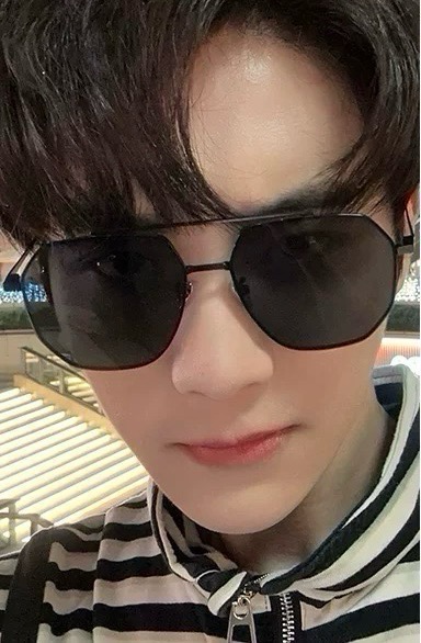 LV 男款炫彩飞行员偏光太阳镜 ❤️材质：高清尼龙加厚卡槽高清偏光镜片 🌹无边框镜架💕颜👍型号：L189