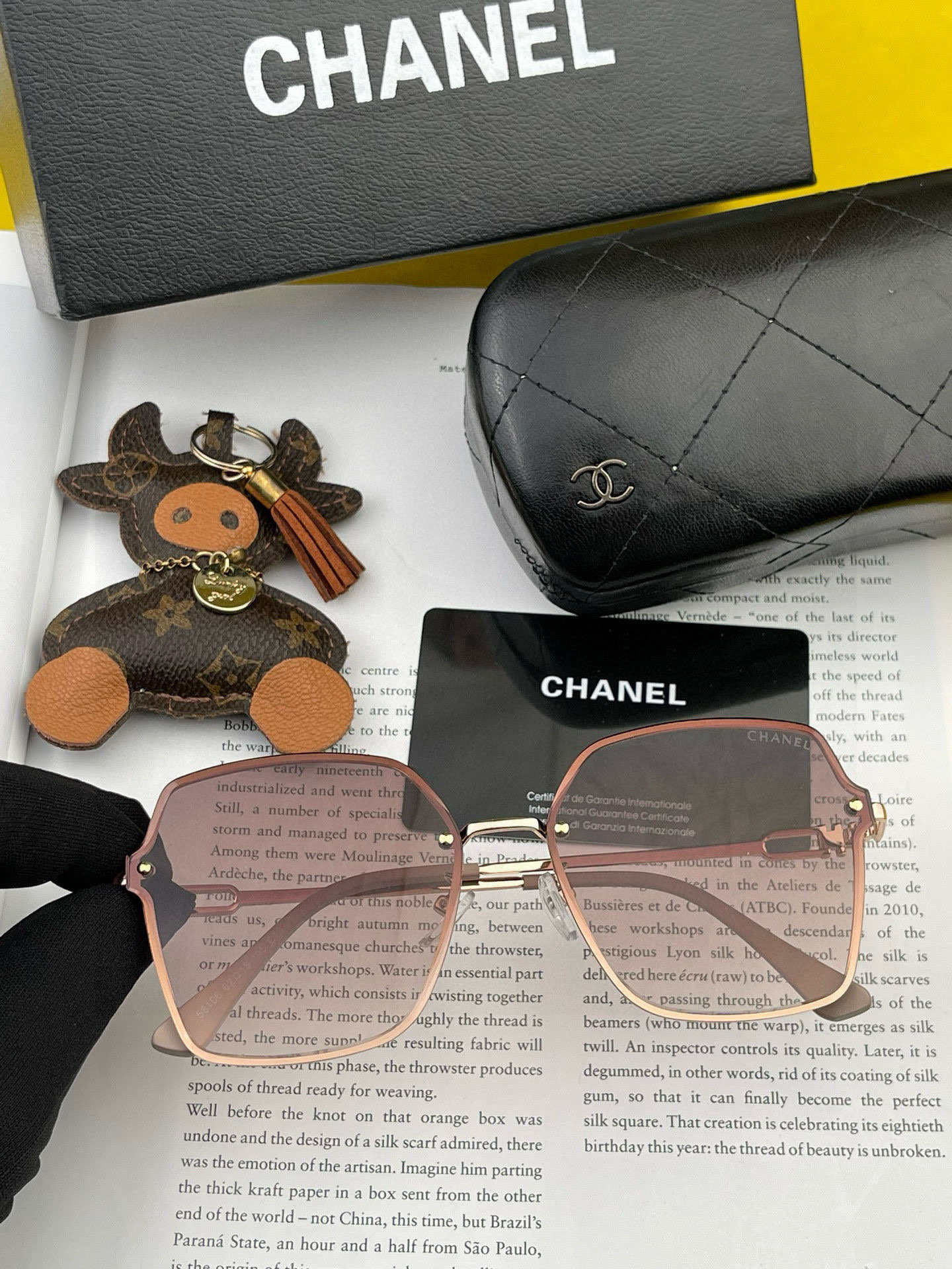 CHANE 香奈儿🌋☔️时尚无框太阳镜镜片 顶级奢侈品[强] 高品质[胜利][亲亲]🍦🍨 [得意] 气质