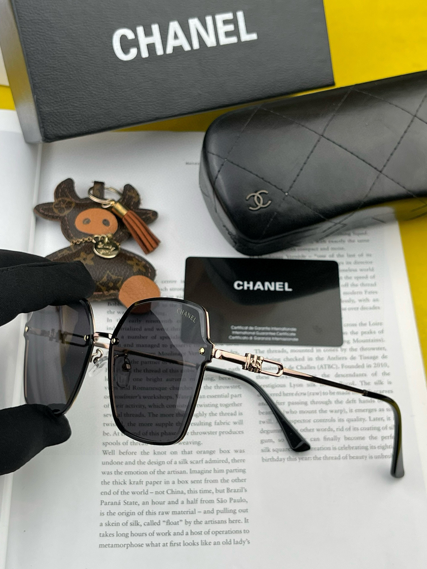 CHANE 香奈儿🌋☔️时尚无框太阳镜镜片 顶级奢侈品[强] 高品质[胜利][亲亲]🍦🍨 [得意] 气质