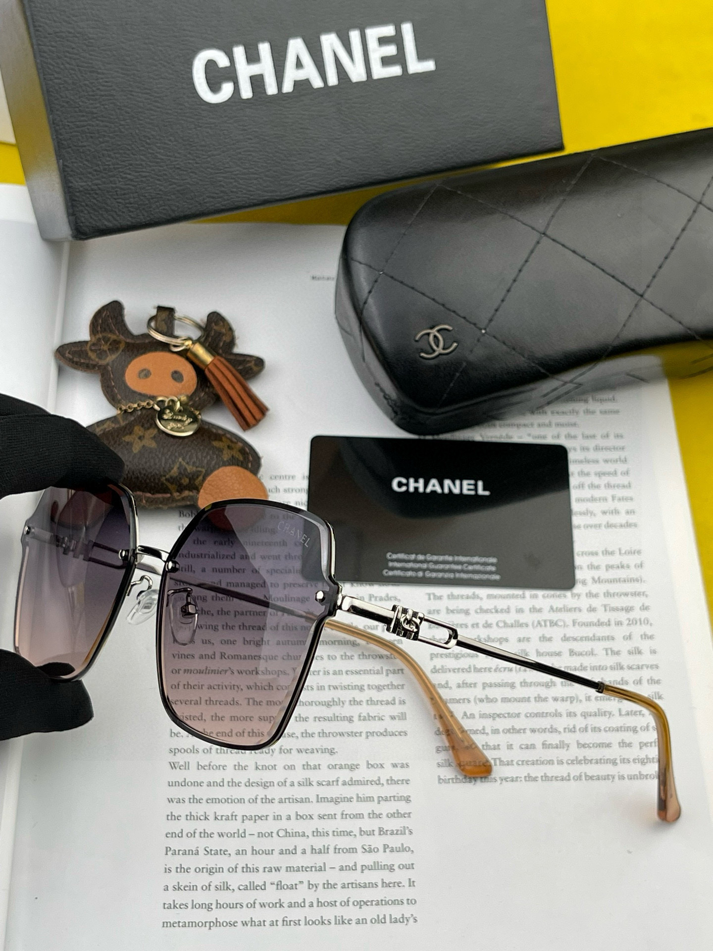 CHANE 香奈儿🌋☔️时尚无框太阳镜镜片 顶级奢侈品[强] 高品质[胜利][亲亲]🍦🍨 [得意] 气质