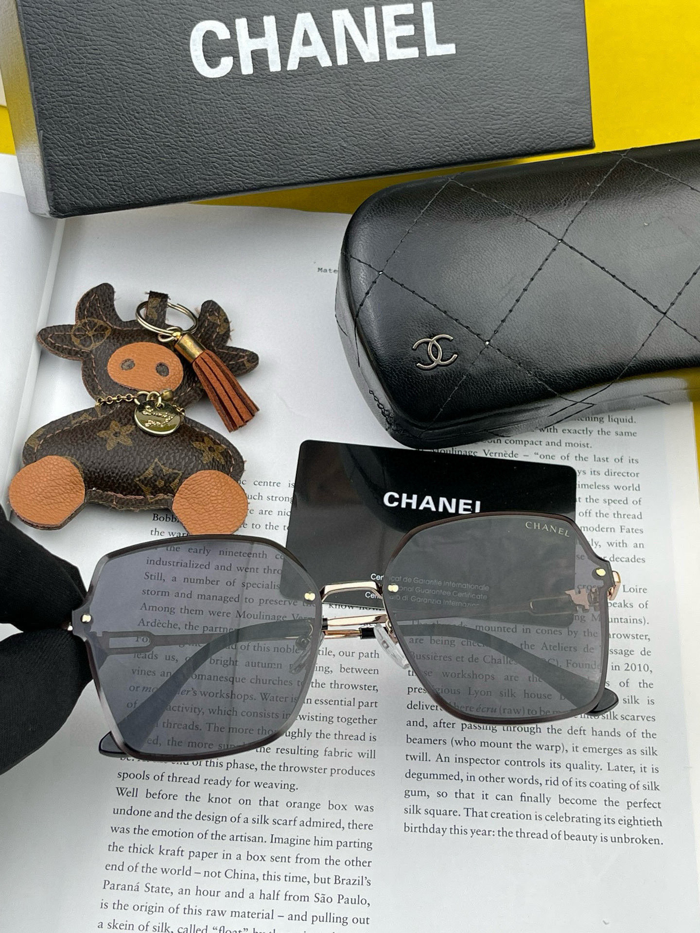 CHANE 香奈儿🌋☔️时尚无框太阳镜镜片 顶级奢侈品[强] 高品质[胜利][亲亲]🍦🍨 [得意] 气质