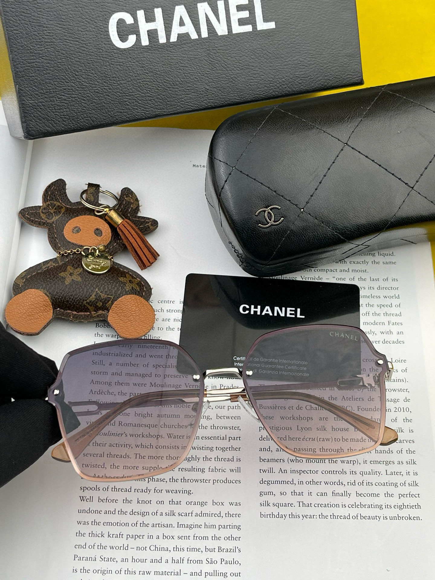 CHANE 香奈儿🌋☔️时尚无框太阳镜镜片 顶级奢侈品[强] 高品质[胜利][亲亲]🍦🍨 [得意] 气质