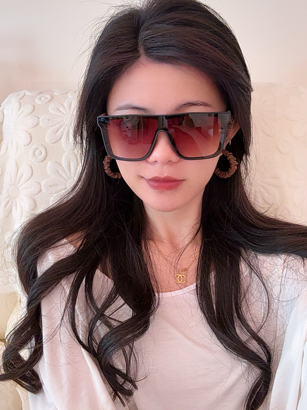 Gucci 。 高品质男女款墨镜 👍 。 开车钓鱼都可 。百搭显瘦墨镜韩版男士飞行员大框司机开车防紫外线