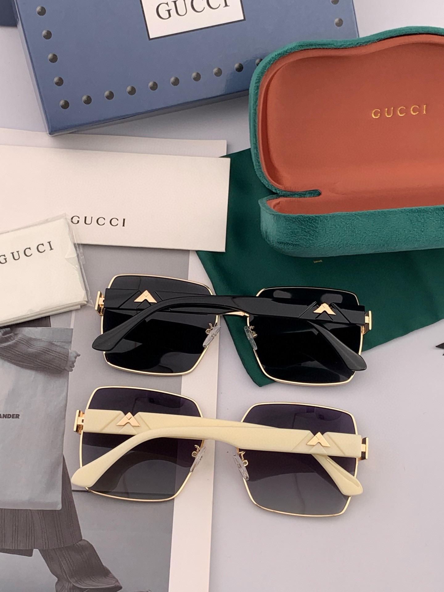 【TR偏光系列】Gucci 经典的大框设计，情侣款不挑脸型，无论搭配大衣还是连衣裙都非常显气质偏光镜片预