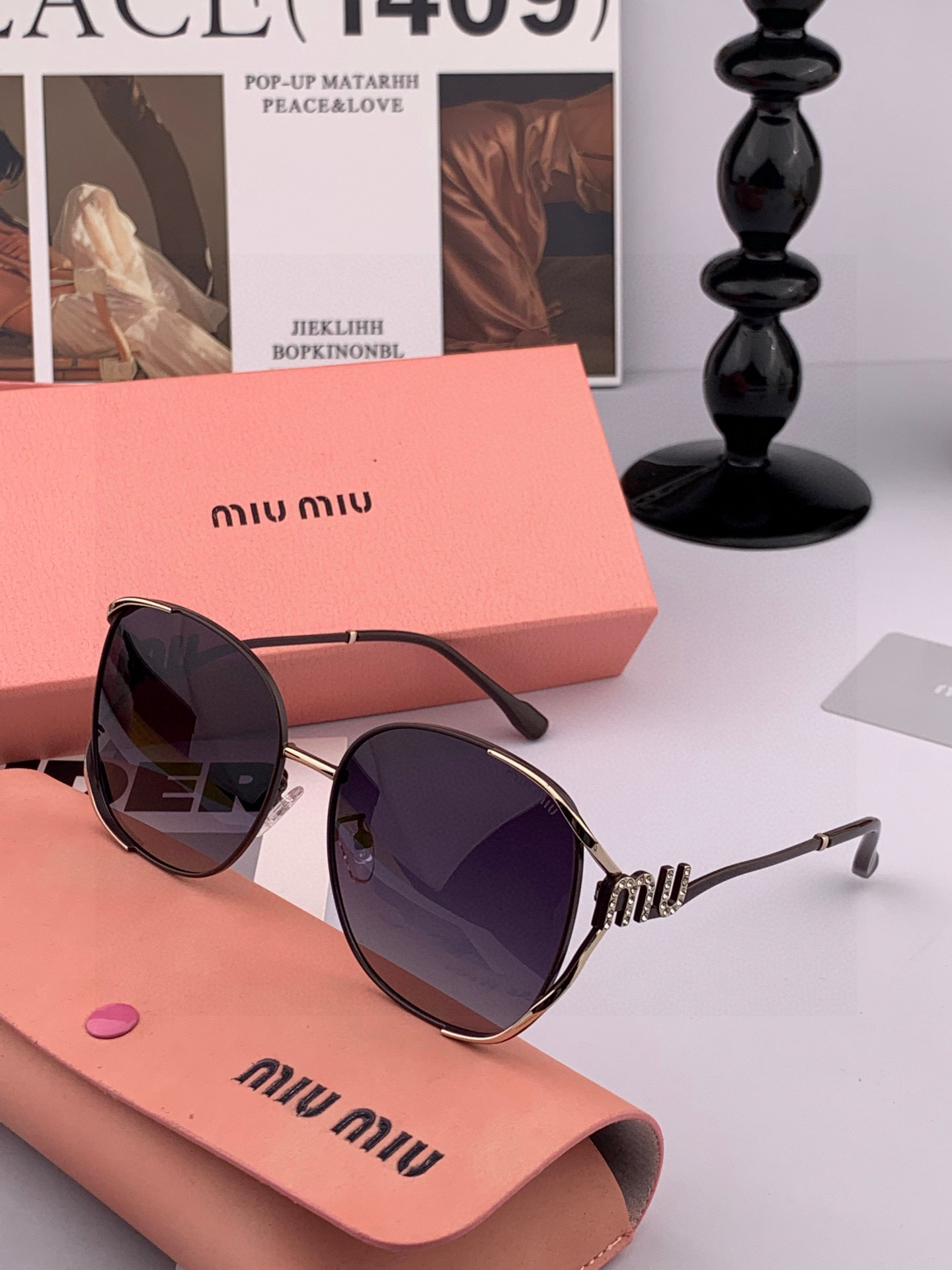 MIUMIU/缪缪🖇🖇2025开春新款🌟闪耀新款璀璨登台 ❤❤太阳镜潮品 精致个性设计简约时尚 专柜品质