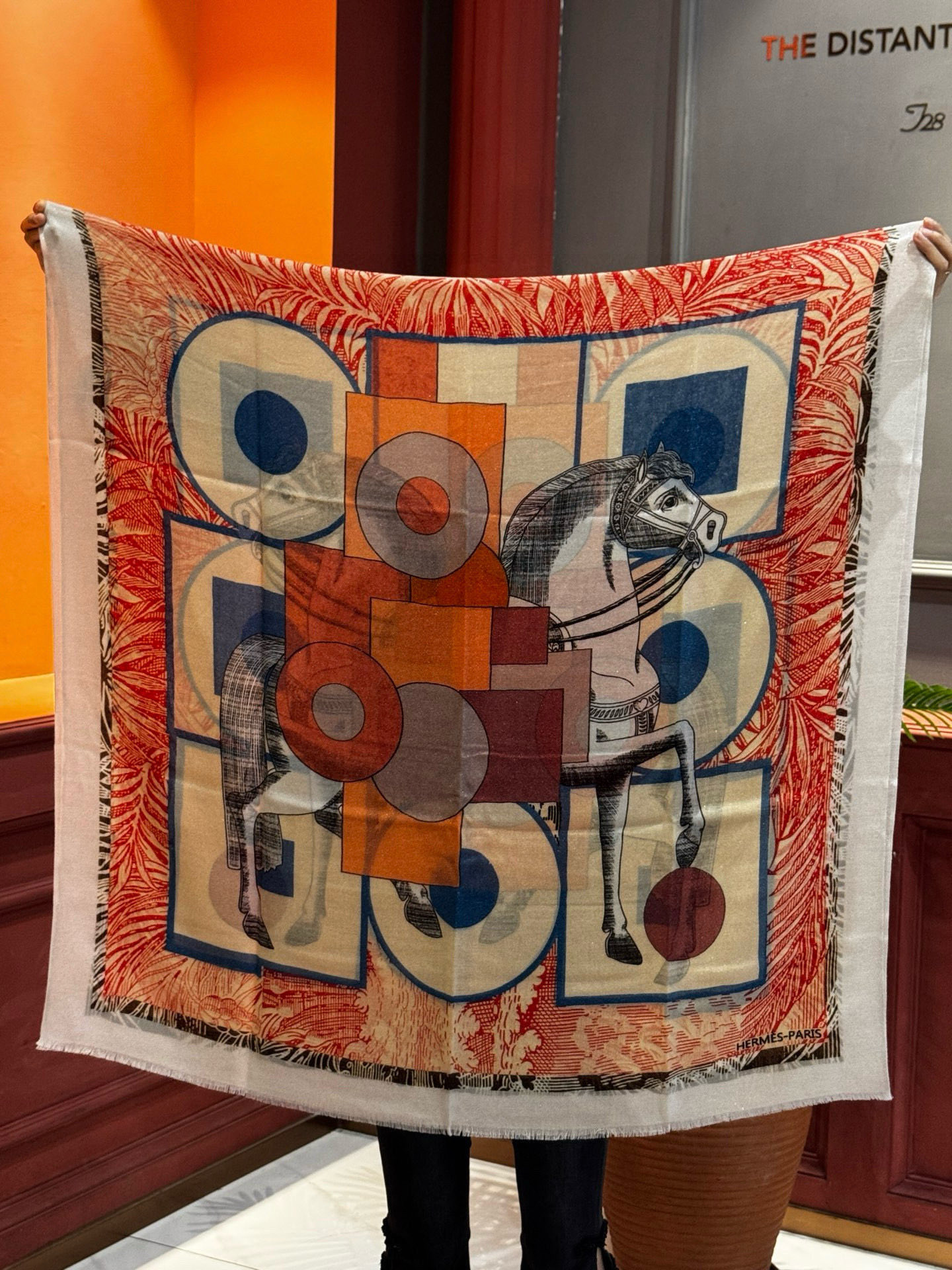 会发光发亮的围巾 爱马仕 专柜同步 买了都说好看羊绒印花‼️推荐💕顶级工艺超值‼️爱马仕专柜爆款🎁🎁羊绒