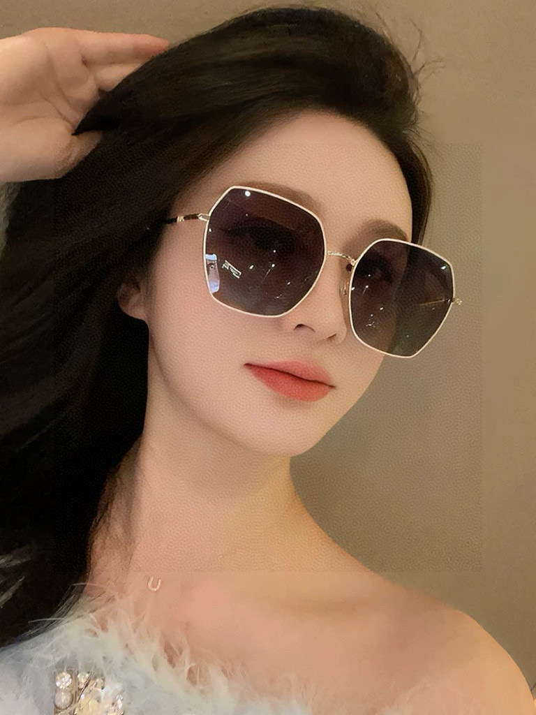 🔺 【GUCCI-偏光太阳镜】2025开春新款 潮流爆款 时尚圆框偏光太阳镜 高品质 佩戴舒适 网红潮款