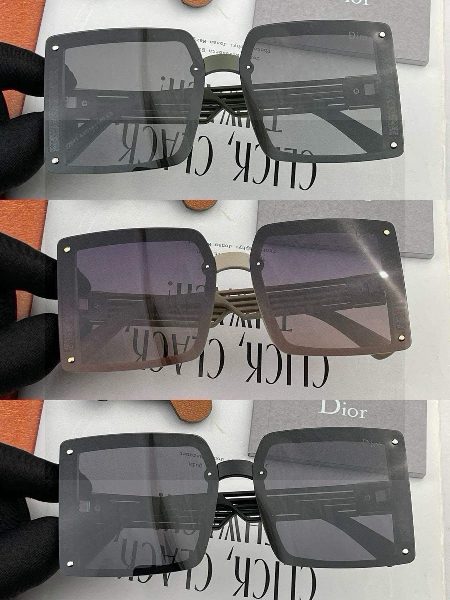 🔺 【DIOR-迪奥】2025开春新款 潮流爆款 时尚方框偏光太阳镜 高品质 佩戴舒适 网红潮款墨镜 型