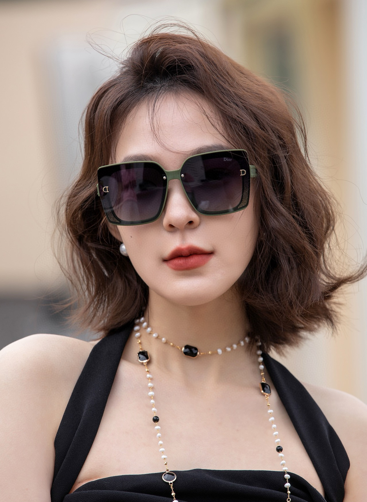 🔺 【DIOR-迪奥】2025开春新款 潮流爆款 时尚方框偏光太阳镜 高品质 佩戴舒适 网红潮款墨镜 女