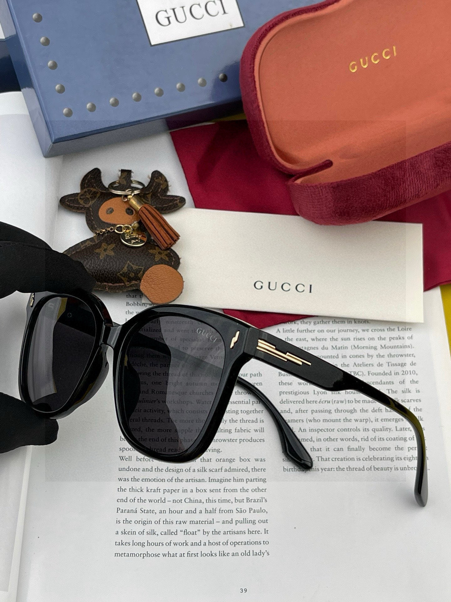 【TR偏光系列】Gucci 经典的大框设计，情侣款不挑脸型，无论搭配大衣还是连衣裙都非常显气质偏光镜片预