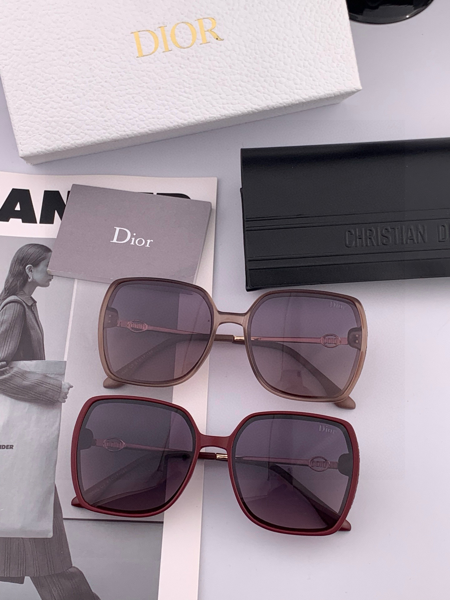 TR版本-偏光【独家大牌太阳镜无滤镜‼实拍上架 Dior官网最新发布新款太阳镜🕶，注意⚠我们是高清镜片，