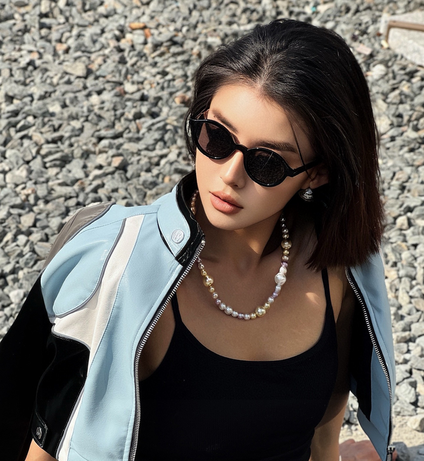 🔺 【GUCCI-偏光太阳镜】2025开春新款 潮流爆款 时尚圆框偏光太阳镜 高品质 佩戴舒适 网红潮款