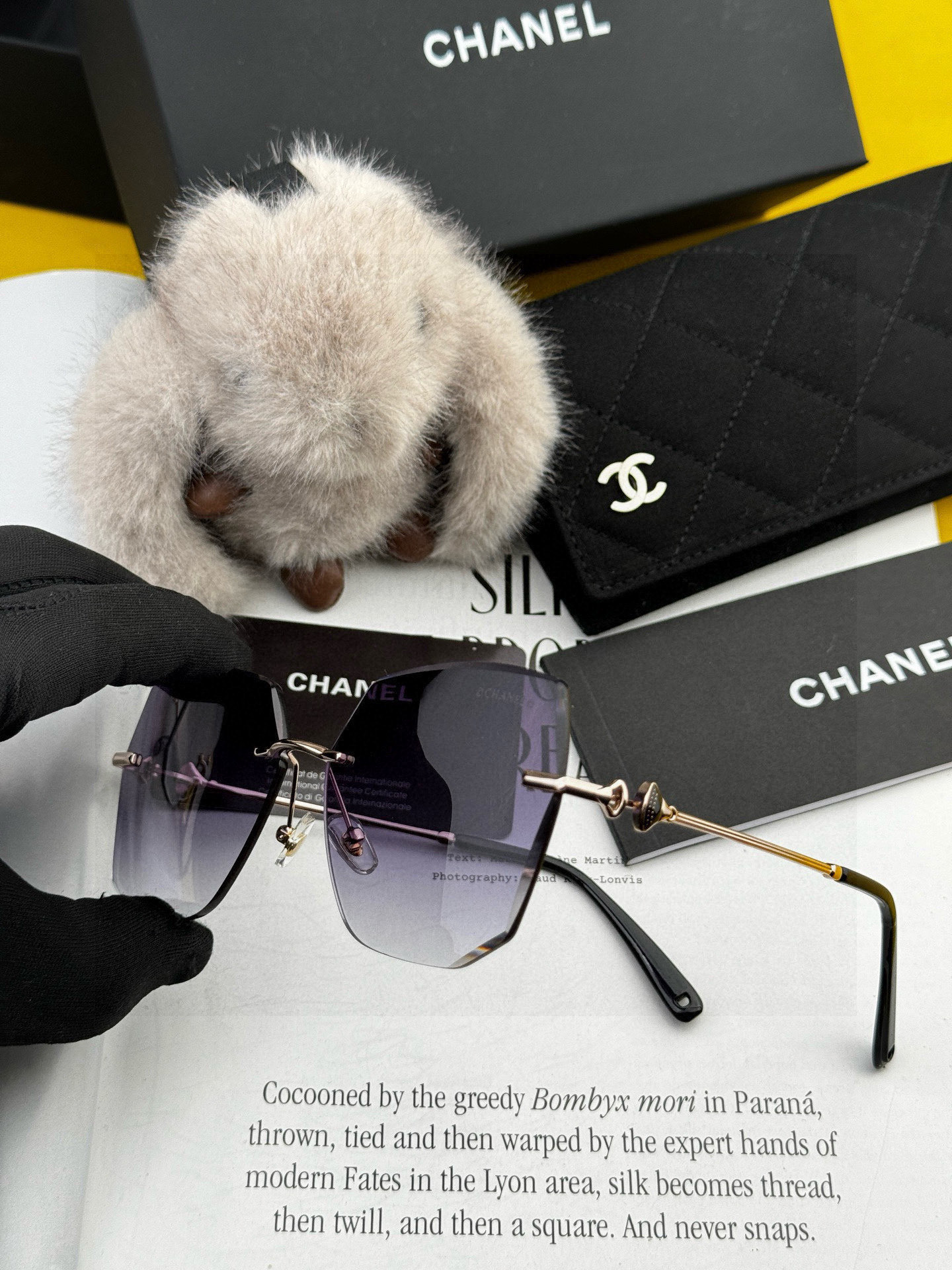 🔺 【香奈儿-尼龙偏光太阳镜】2025开春新款 潮流爆款 时尚多边形偏光太阳镜 高品质 佩戴舒适 网红潮