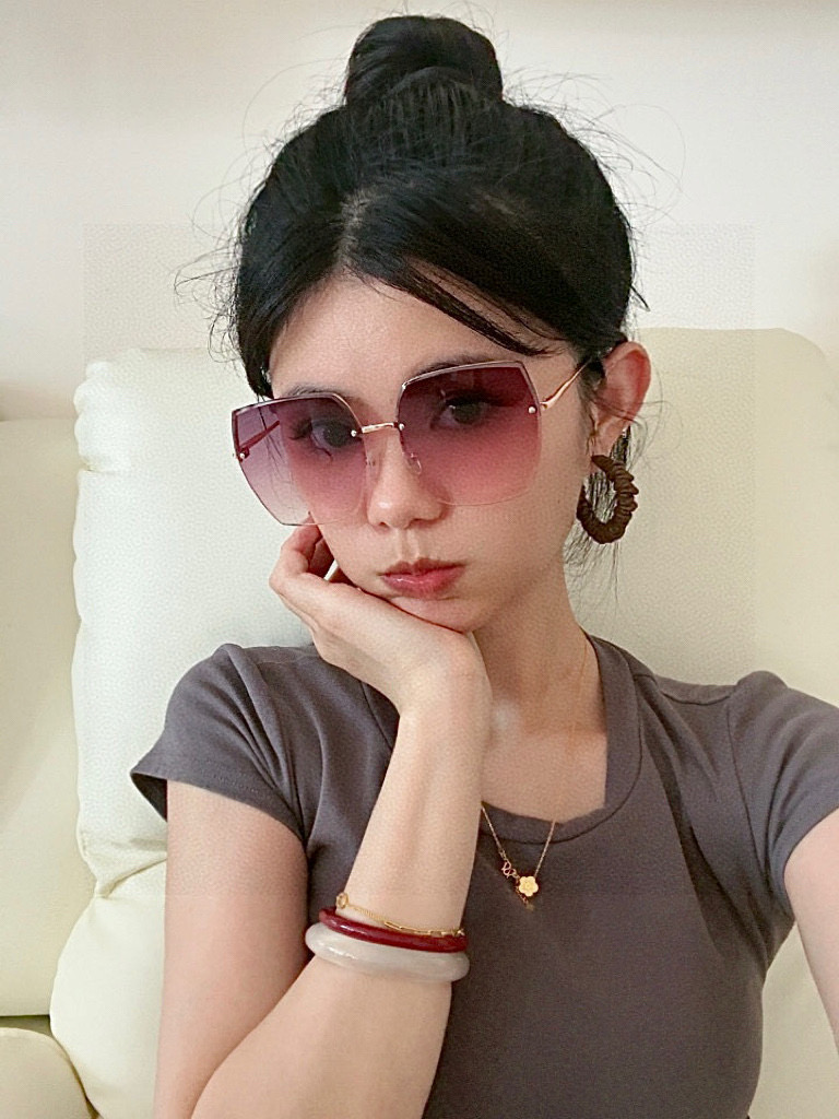 CHANE 香奈儿🌋☔️时尚无框太阳镜镜片 顶级奢侈品[强] 高品质[胜利][亲亲]🍦🍨 [得意] 气质