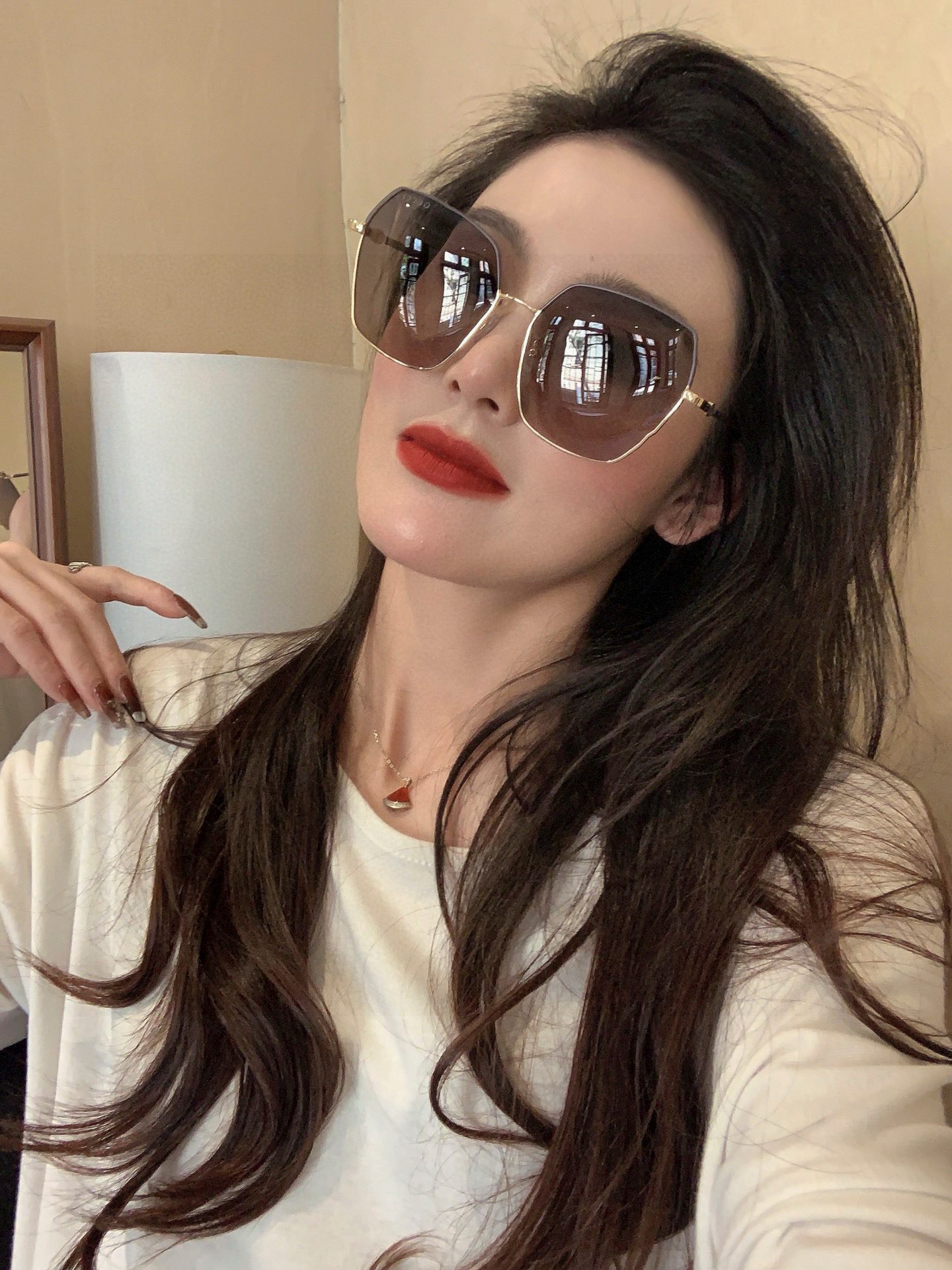 🔺 Gucci 🔻2025官方新款 众多明星同款[色]‼️‼️新款大框偏光墨镜 🌈🌈宝丽来超清加厚太阳镜