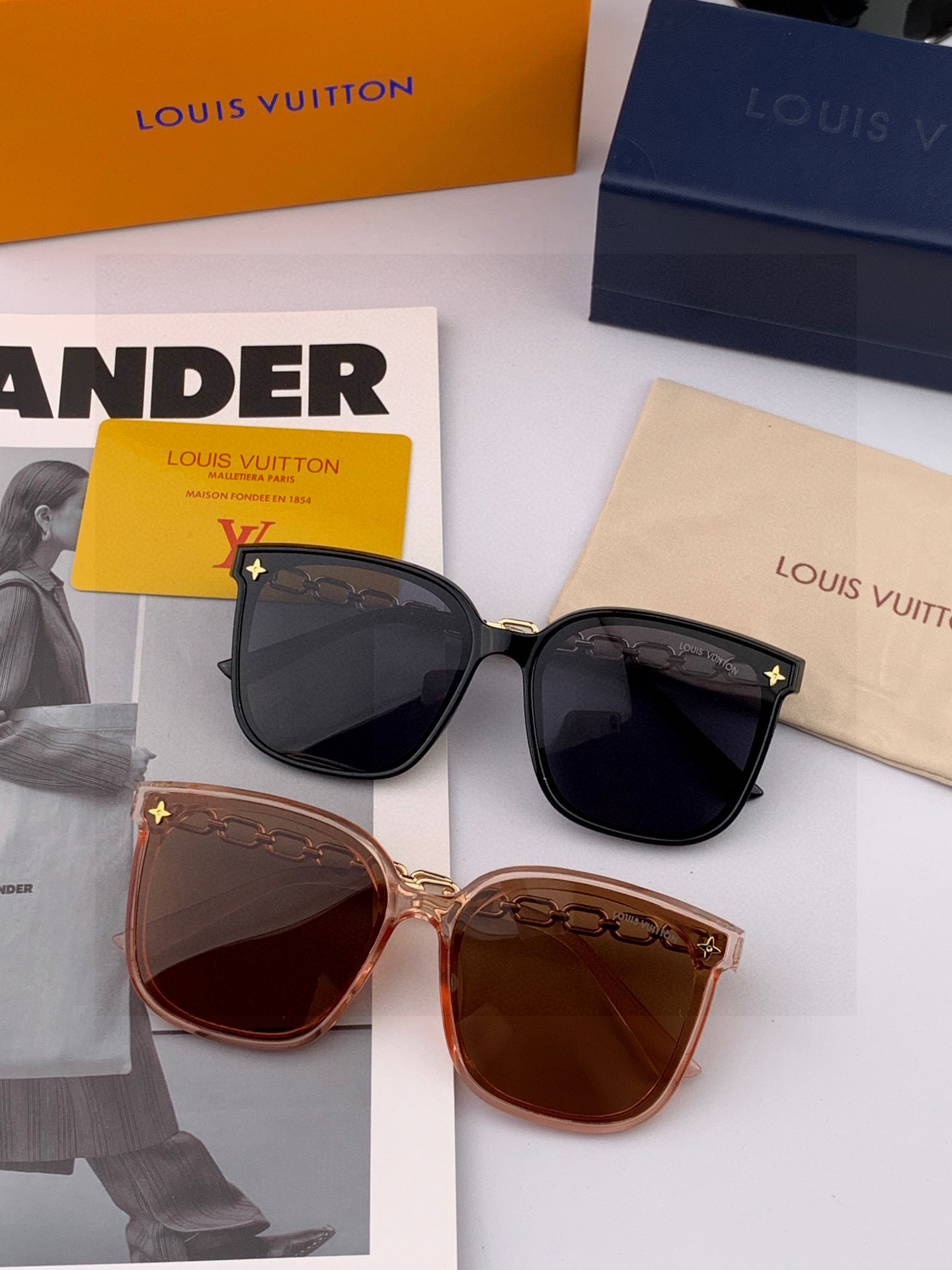 🔺LV🔻2025早春新款，众多明星同款[色]LV‼️‼️新款大框墨镜 ，🌈🌈宝丽来超清太阳镜🔝🔝型号：L