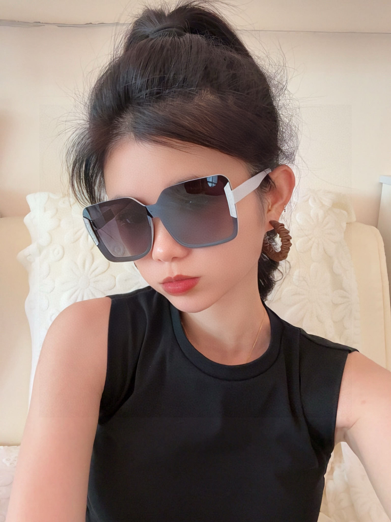 【TR偏光系列】Chanel大框太阳镜墨镜 经典的方框设计，不挑脸型，无论搭配大衣还是连衣裙都非常显气质