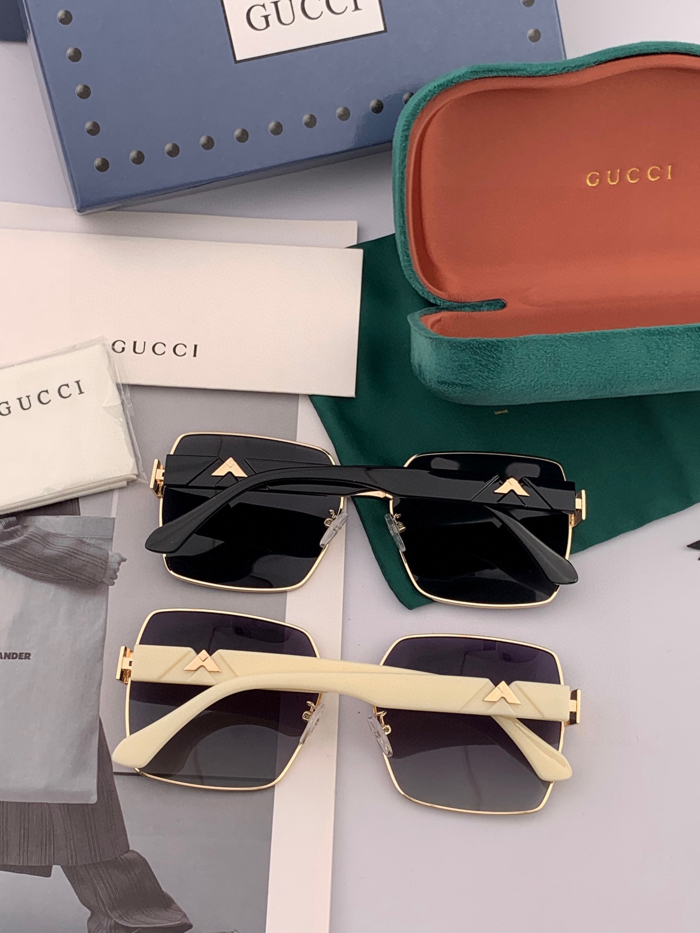 2025新款！新款出货！女士高清加厚偏光太阳镜🕶️ 🎉💍新款GUCCI偏光太阳镜[得意]开车驾驶镜时尚墨