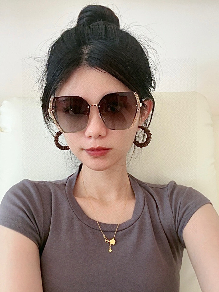 CHANE 香奈儿🌋☔️时尚无框太阳镜镜片 顶级奢侈品[强] 高品质[胜利][亲亲]🍦🍨 [得意] 气质