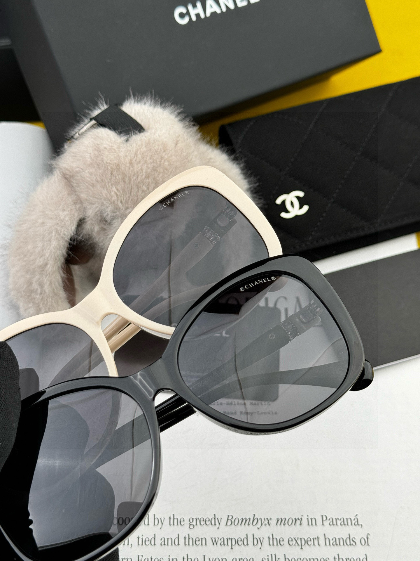 【CHANEL】香奈儿 2025新款潮流爆款 时尚方框太阳镜 佩戴舒适 网红潮款墨镜 女士高清加厚偏光太