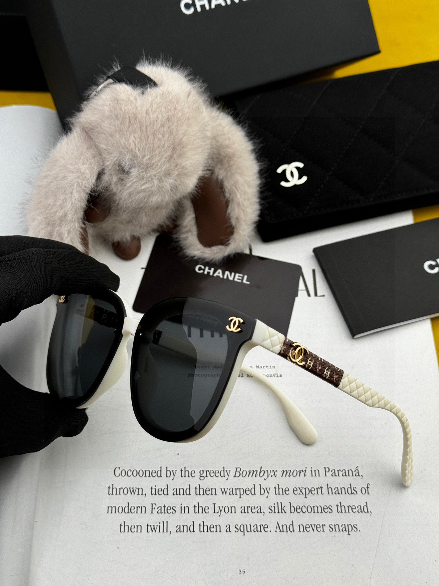 Chanel大框太阳镜墨镜 经典的方框设计，不挑脸型，无论搭配大衣还是连衣裙都非常显气质偏光镜片预防紫外