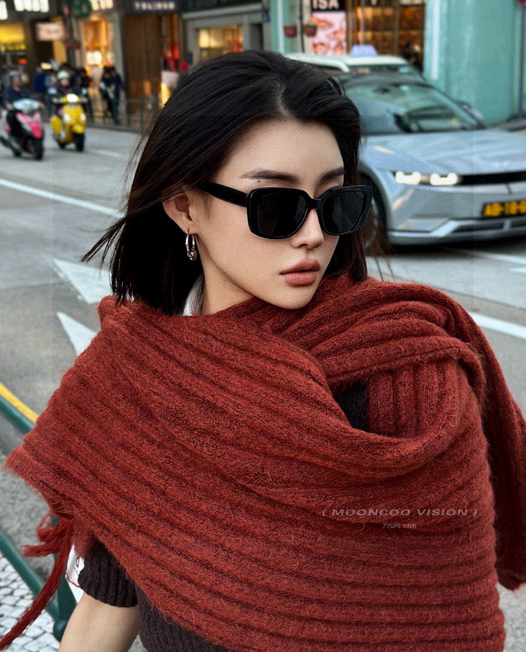 【CHANEL】香奈儿 2025新款潮流爆款 时尚方框太阳镜 佩戴舒适 网红潮款墨镜 女士高清加厚偏光太