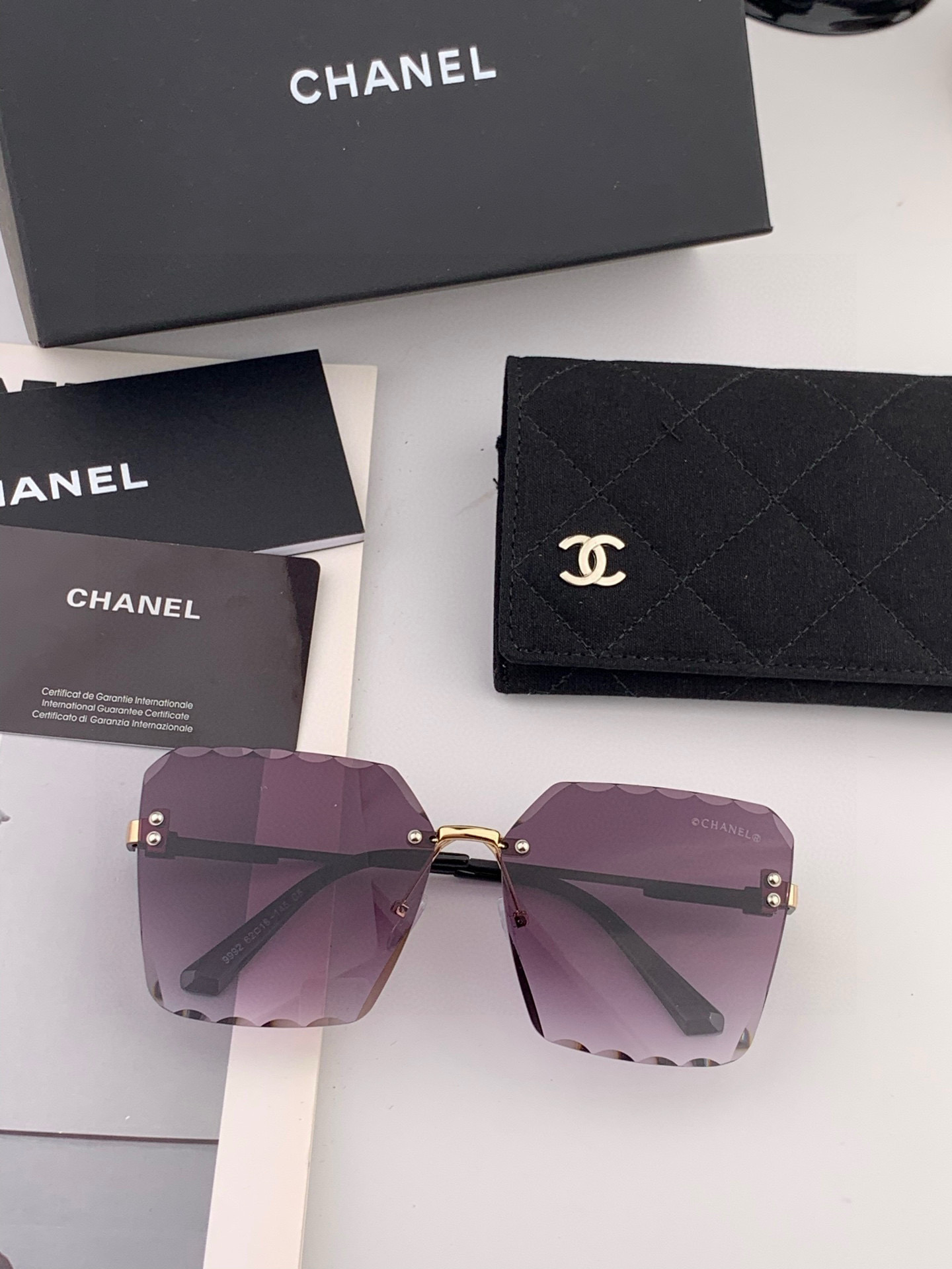 CHANE 香奈儿🌋☔️时尚无框搭配偏光镜片 顶级奢侈品[强] 高品质[胜利][亲亲]🍦🍨 [得意] 气